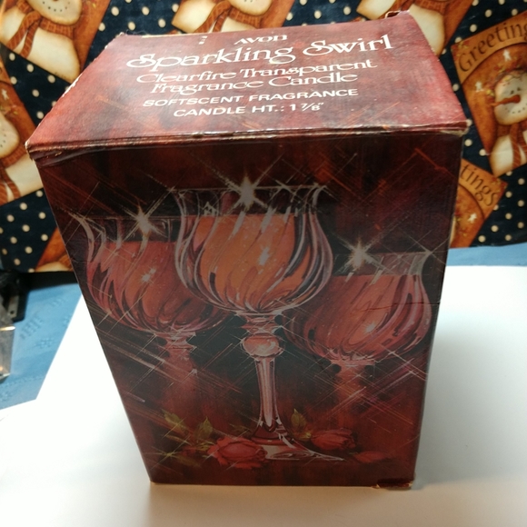 Avon Sparkling Swirl Clearfire Transparent Fragrance Candle - Picture 8 of 8